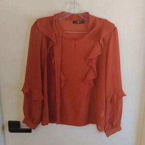 Shein women's sheer blouse